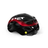 Kép 3/4 - MET Rivale Mips kerékpáros sisak [fényes fekete-metál piros, 52-56 cm (S)]