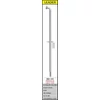 Kép 1/2 - Sapim Leader 2,0mm ezüst küllő + anya [256 mm]
