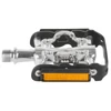 Kép 1/5 - Pedál 9/16" spd/mtb alu cr-mo tgly fekete m-wave