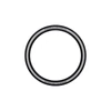 Kép 3/7 - Köpeny 700x45c (47-622) 28x1,75 schwalbe road cruiser hs484 fehér oldalfal