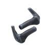 Kép 3/3 - BBB Cycling kerékpáros markolat BHG-87 ErgoStyleSet, 133mm, tenyértámaszos, csavaros, kormányszarvval, fekete/szürke