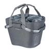 Kép 1/2 - Basil első kosár Classic Carry All Front Basket, KF kompatibilis, kormányadapter nélkül (BA 70177), szürke