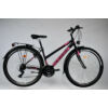 Kép 1/3 - TransMontana trekking kerékpár 1.0 acél női fekete/pink 17