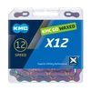 Kép 2/2 - Lánc KMC X12 WAX 1/2x11/128 126L ezüst/ezüst 12s