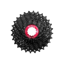 Sunrace CSRX1 11 sebességes fogaskeréksor [fekete-piros, 11-36]