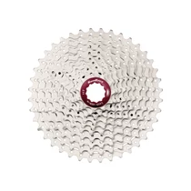 Sunrace CSMX3 10AY 10 sebességes fogaskeréksor [ezüst-piros, 11-42]