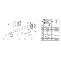 Menabo vázfogó karom rögzítőgomb