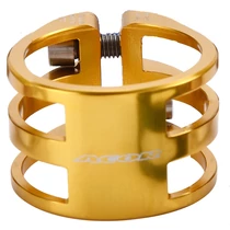 Acor AQR-21303 duplacsavaros nyeregcső bilincs [arany, 34.9 mm]