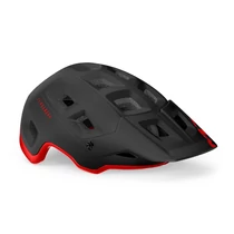 MET Terranova normál sisak [matt fekete-fényes piros, 56-58 cm (M)]