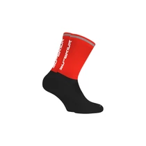 Superior Long Cycling Socks zokni [fekete-piros, 35-38]