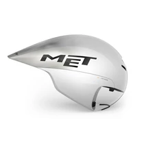 MET Drone Wide Body II időfutam kerékpáros sisak [metál fehér, 58-61 cm (L)]