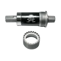 Sunrace BBS15 JIS négyszög monoblokk csavar nélkül [122 mm, Angol 68 mm x 1.37