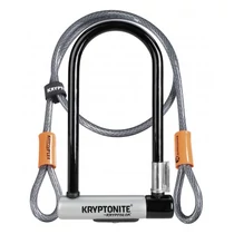 Kryptonite Kryptolok STD kulcsos U-lakat + hurokkábel