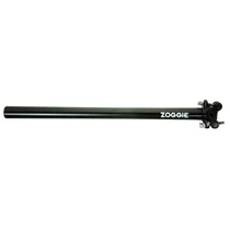 Zoggie kétcsavaros nyeregcső [fekete, 25.2 mm, 400 mm]