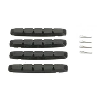 Fékpofa SwissStop RX Plus V-fékhez fekete csak gumi 4 db