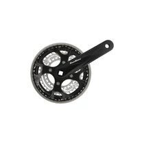 Hajtómű alu 170mm 48/38/28t sunrace fcm300 fekete / ezüst