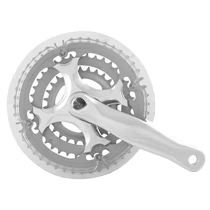 Hajtomü mtb alu kar 170mm 48/38/28 +lv ezüst alu kar 170mm 48/38/28 +lv ezüst