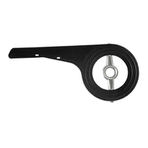 Láncvédő műanyag 38-48t +tartó 520 x 230 mm fekete