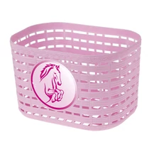 Gyermek bicikli első kosár gyermek pink