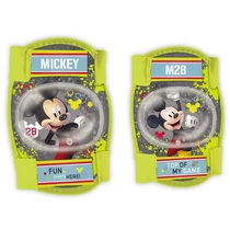 D térd és könyökvédö gyerek mickey neon zöld térd és könyökvédö gyerek disney mickey