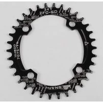Lánckerék spyr speed 104/34 oval alu blk
