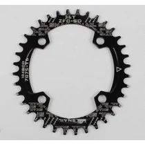 Lánckerék spyr speed 104/36 oval alu blk