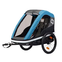 Hamax hamax avenida kerékpár utánfutó blue 2 személyes with suspension