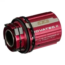 Novatec-joytech kazettatest alu d2 4 kalapács abg, 15 mm tengelyre, japán csapágyakkal 11 fokozatú shimano, piros ano