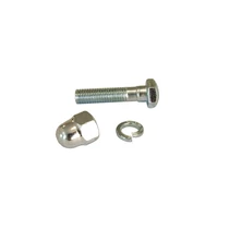 Egyéb nyeregcsavar m8x35mm acél zárt ezüst hosszabb zárt anyás 8.8