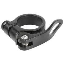 Nyeregcső bilincs sc63 31,8mm gyorszárral fekete