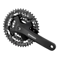 Suntour hajtómu mtb alu. 22/32/42t 175 prowheel mpe-401 fekete tengelyhossz 124,5mm