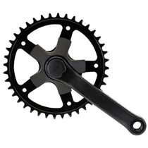 Hajtómű gyerek acél 3/32x40t fekete 152mm 18-24-es kerékpárra