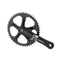 Suntour hajtómű alu 46t 170mm prowheel solid-246t-f fekete tengelyhossz 110,5mm