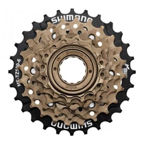 Shimano racsni 6-os sis 14-28t shimano amftz-500-6, barna/fek