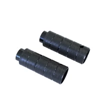 Bmx kilépő acél 14-es tengely fekete, 110x38mm