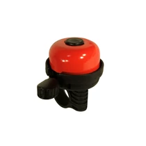 Csengő 40mm acél/műa piros