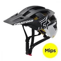 Cratoni sisak allset pro mips s-m black-white matt 54-58cm
