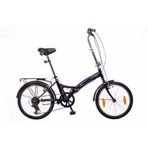 Neuzer folding city 20 fekete/fehér- cián