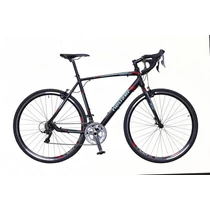 Neuzer courier cx fekete/türkiz- piros matt 56 cm