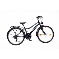 Neuzer bobby 24 city fekete/celeste- zöld