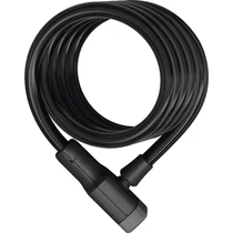 ABUS spirál lakat Booster 6512K/180/12, fekete