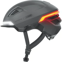 ABUS kerékpáros városi sisak HYP-E, In-Mold, beépített index funkcióval, volcano titan L (57-61 cm)