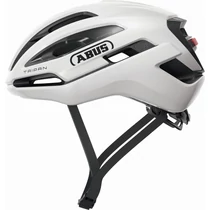 ABUS kerékpáros sport gravel sisak Taipan LED, In-Mold, shiny white, S  (51-55 cm)