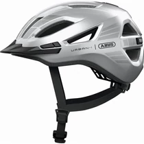 ABUS kerékpáros városi sisak Urban-I 4.0 LR, In-Mold, signal silver,XL (60-64 cm)