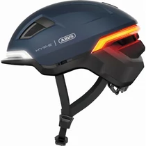 ABUS kerékpáros városi sisak HYP-E, In-Mold, beépített index funkcióval, midnight blue M (54-58 cm)