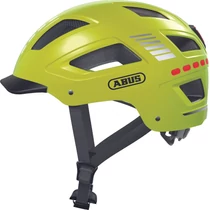 ABUS kerékpáros városi sisak Hyban 2.0 LED, ABS, signal yellow, XL (58-63 cm)