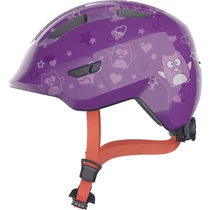 ABUS kerékpáros gyerek sisak Smiley 3.0, In-Mold, purple star, S (45-50 cm)