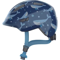 ABUS kerékpáros gyerek sisak Smiley 3.0, In-Mold, blue whale, M (50-55 cm)
