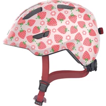 ABUS kerékpáros gyerek sisak Smiley 3.0 LED, In-Mold, rose strawberry, M (50-55 cm)