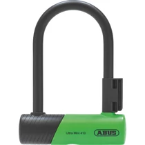 ABUS U-lakat Ultra 410K/150 HB140, SH tartóval, zöld